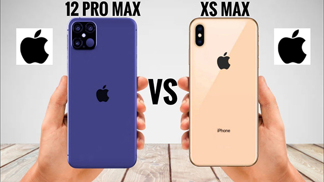 so sánh iphone xs max và iphone 12 (1)