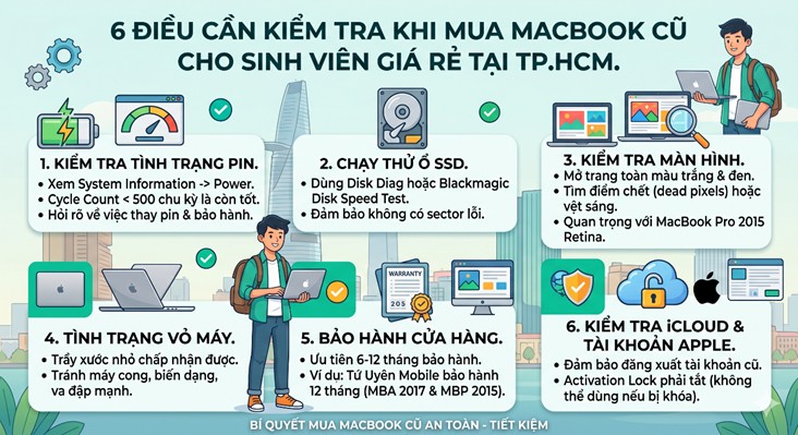 6 điều cần chú ý khi mua Macbook cũ