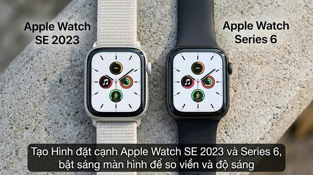 Apple Watch SE 2023 và Series 6