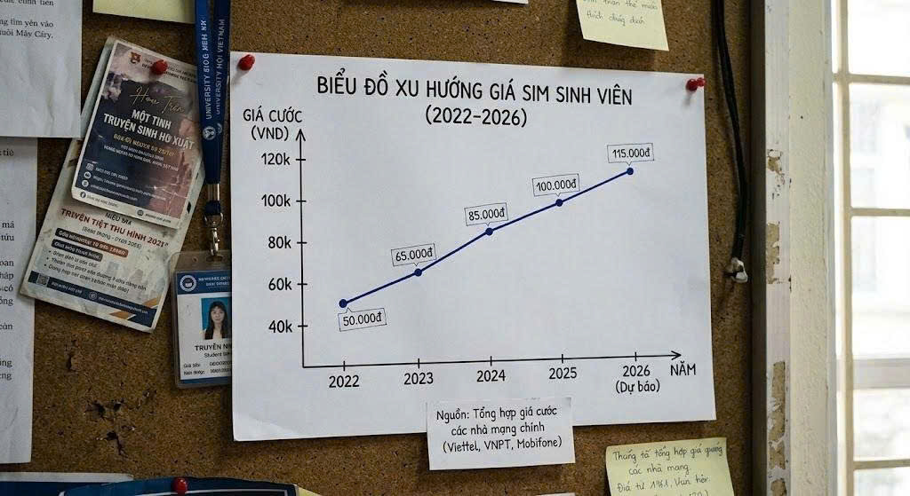 Biểu đồ tăng giá sim sinh viên 2022-2026