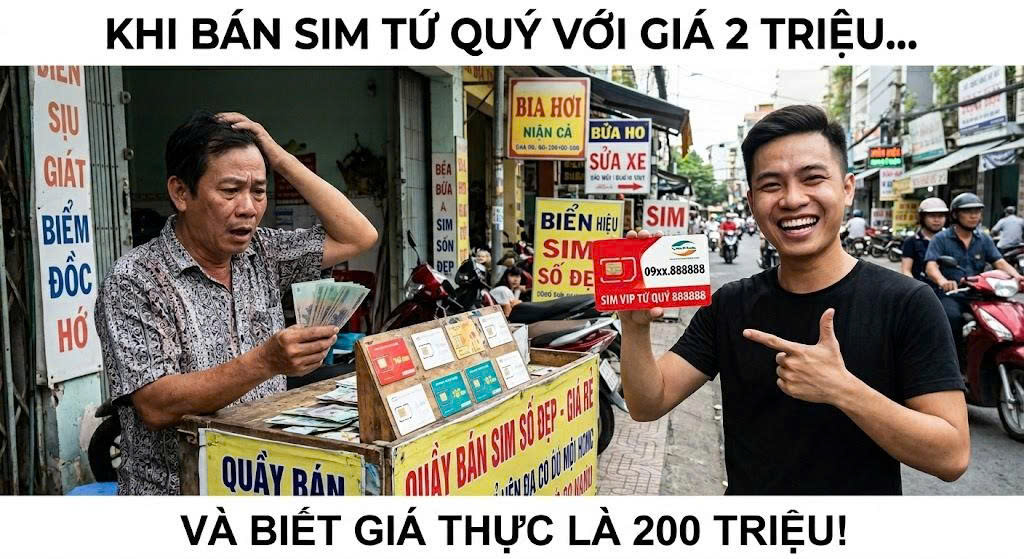 Hình ảnh meme "bán hớ"