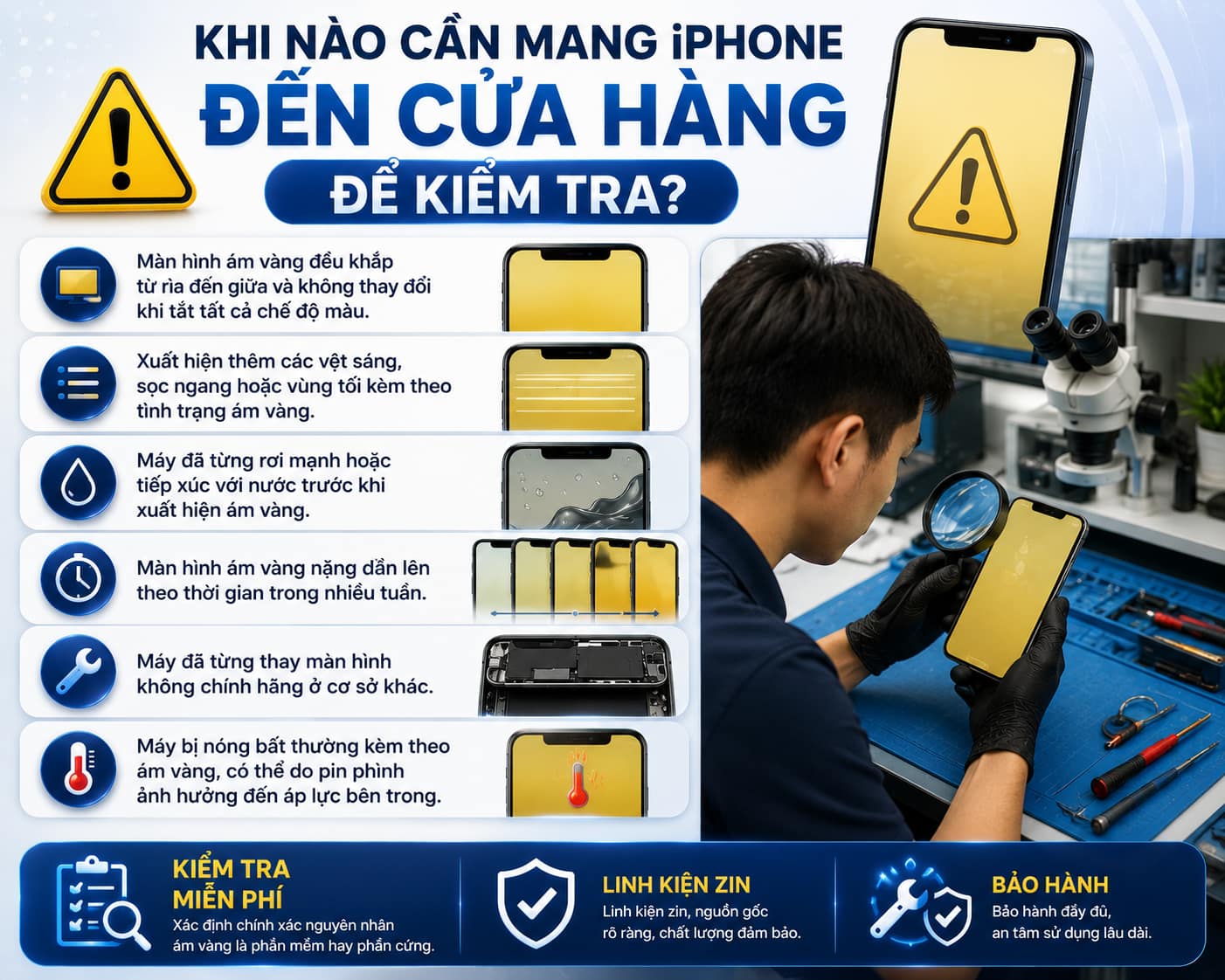 đến tiệm sửa
